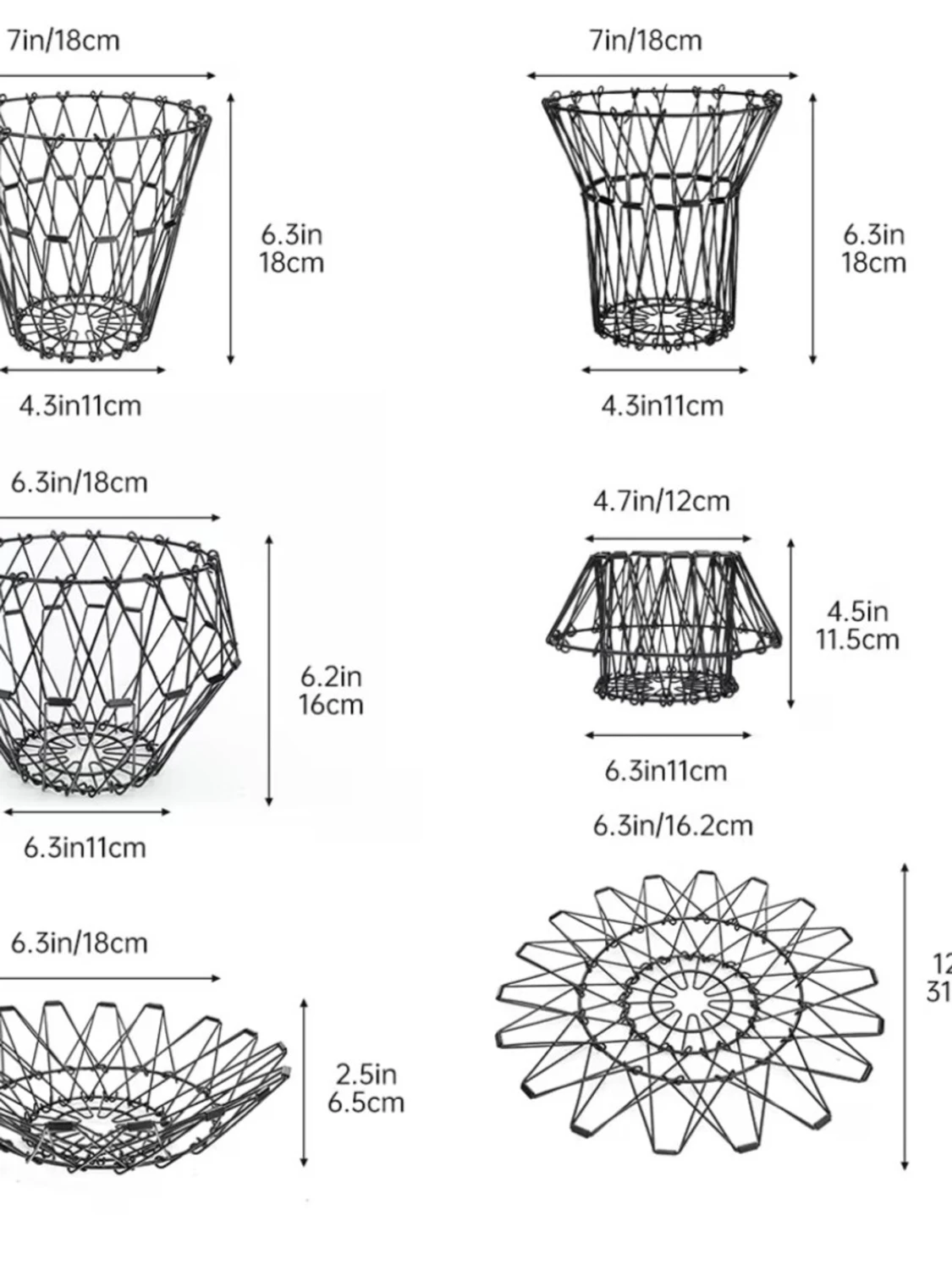 Fruktkorg Vikbar - 1