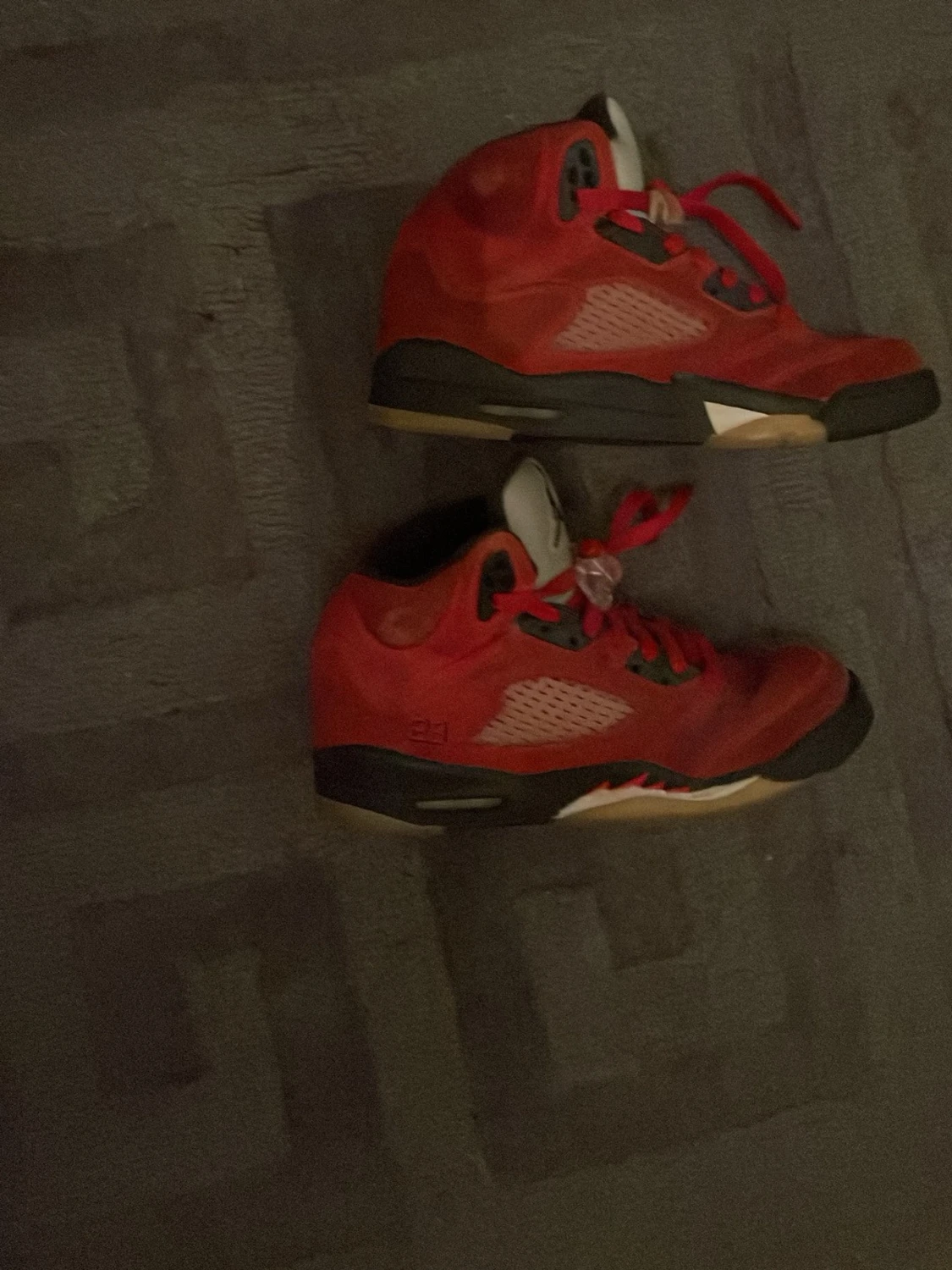 Röda Air Jordan 5 Retro sneakers - 1