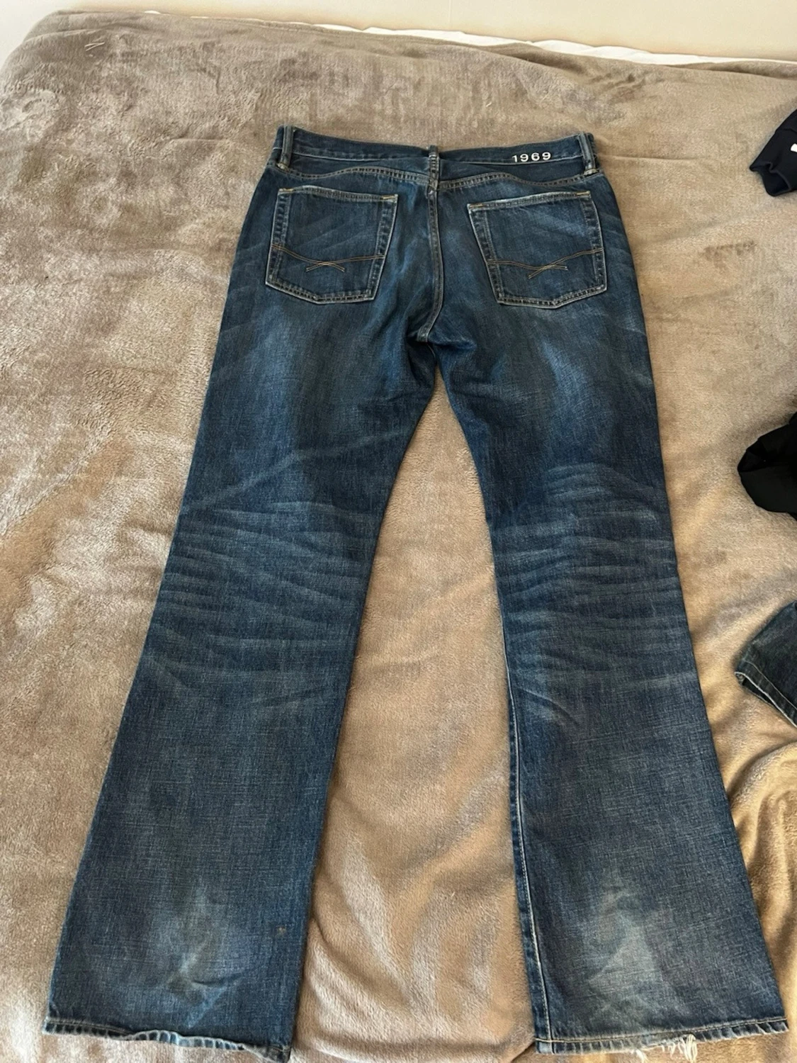 Blå raka jeans från GAP 1969 - 1