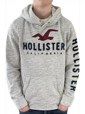 Hollister hoodie - Utmärkt skick Borttagna snören för att få en cleanare look Normalstor L, modellen är 180cm lång Kom gärna med prisförslag och fråga gärna om du tänker på något
