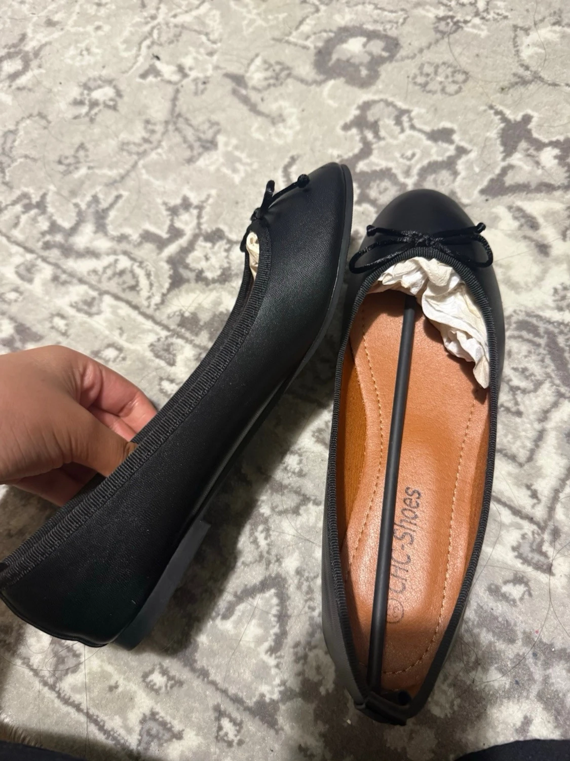 Svarta ballerinaskor från CLC Shoes - 2
