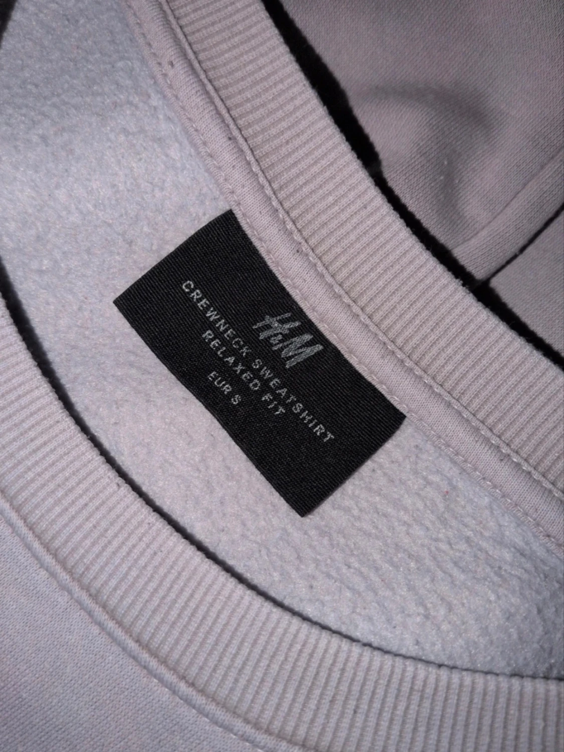Ljus lila basic sweatshirt - 2