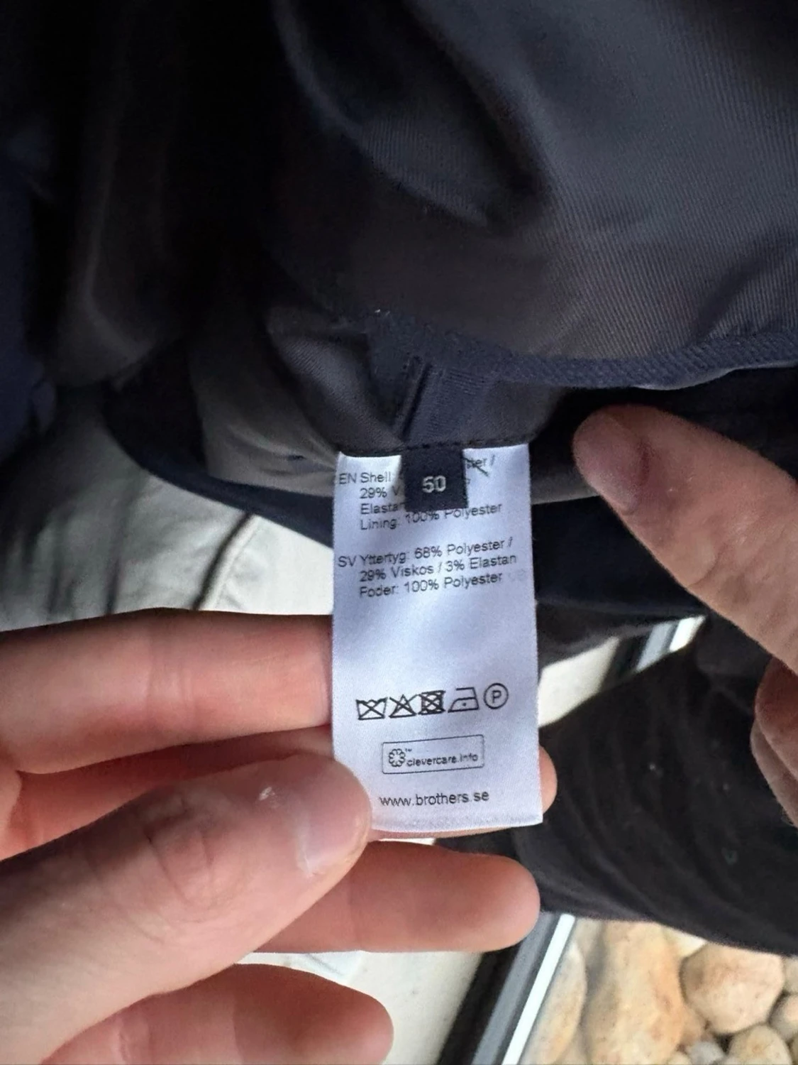 Mörkblå klassisk kostym - 2