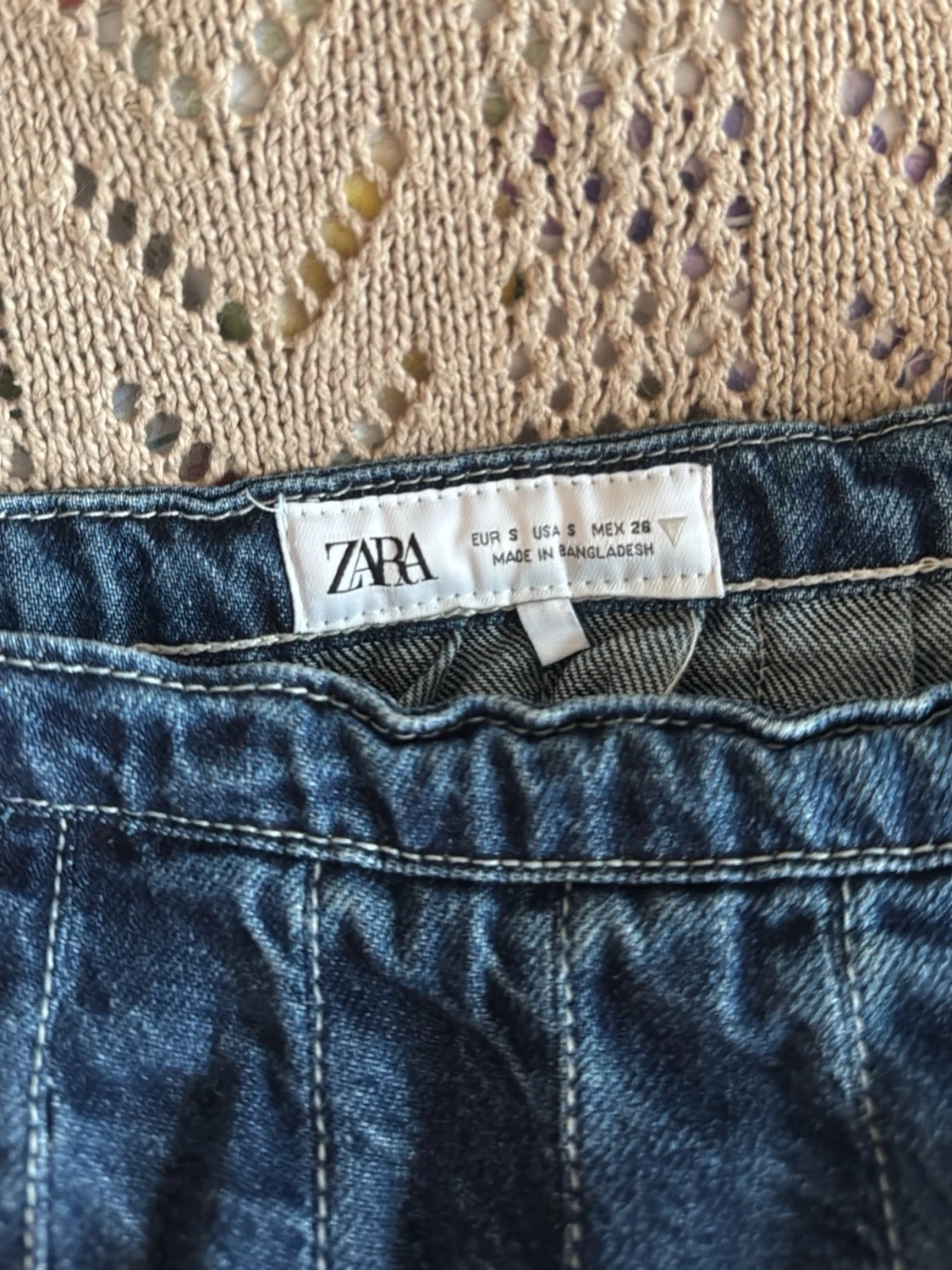 Blå jeanskjol från Zara - 1