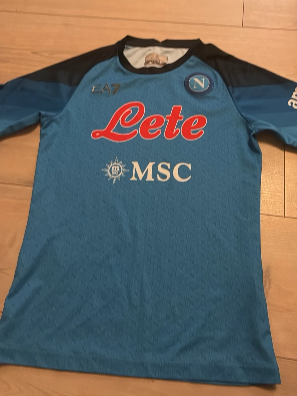 Napoli matchtröja blå EA7