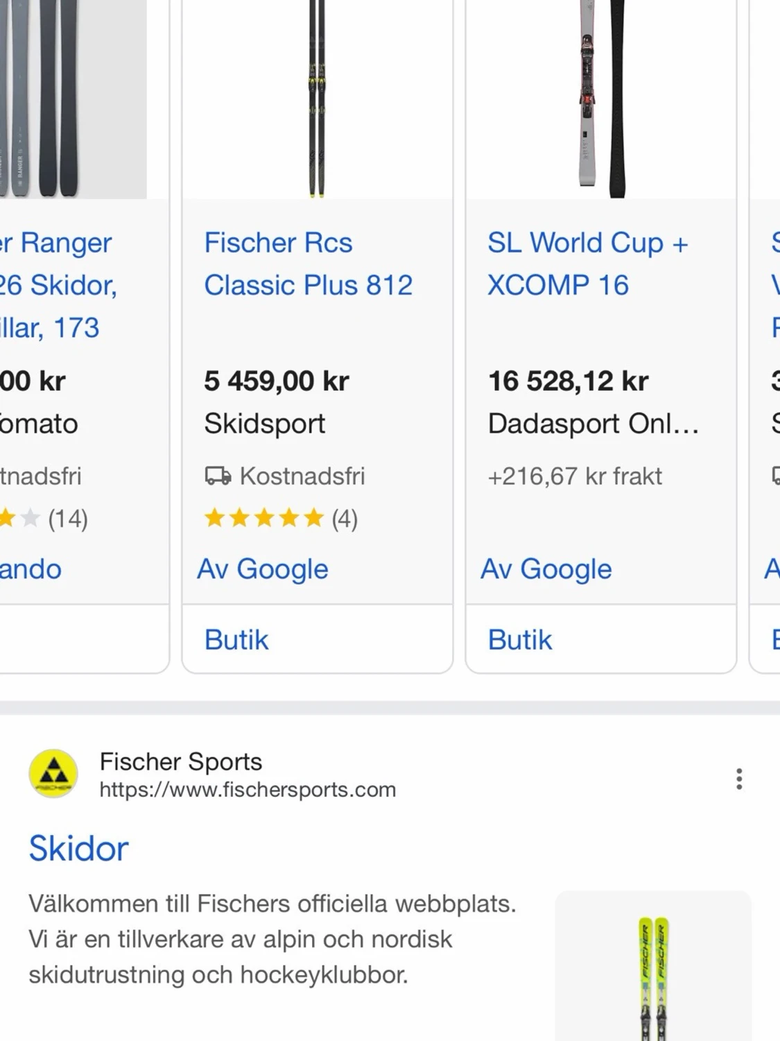 Fischer skidor&  pjäxor Säljs Som Paketpris!  - 4