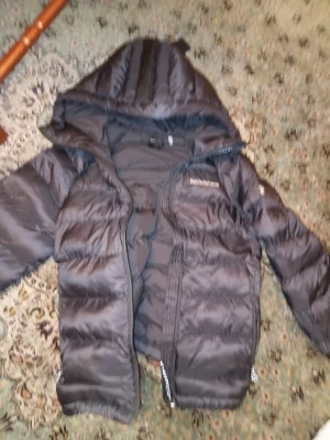 Svart dunjacka från Peak Performance - Snygg svart dunjacka från Peak Performance med huva och dragkedja framtill. Jackan har en puffig design och logga på bröstet. Perfekt för kalla vinterdagar tack vare det varma dunfodret. Klassisk modell som passar till det mesta.den är helt ny och oanvön,  precis köpt- jackan klstaf 3199kr i stadium. Säljs pga att den e för liten