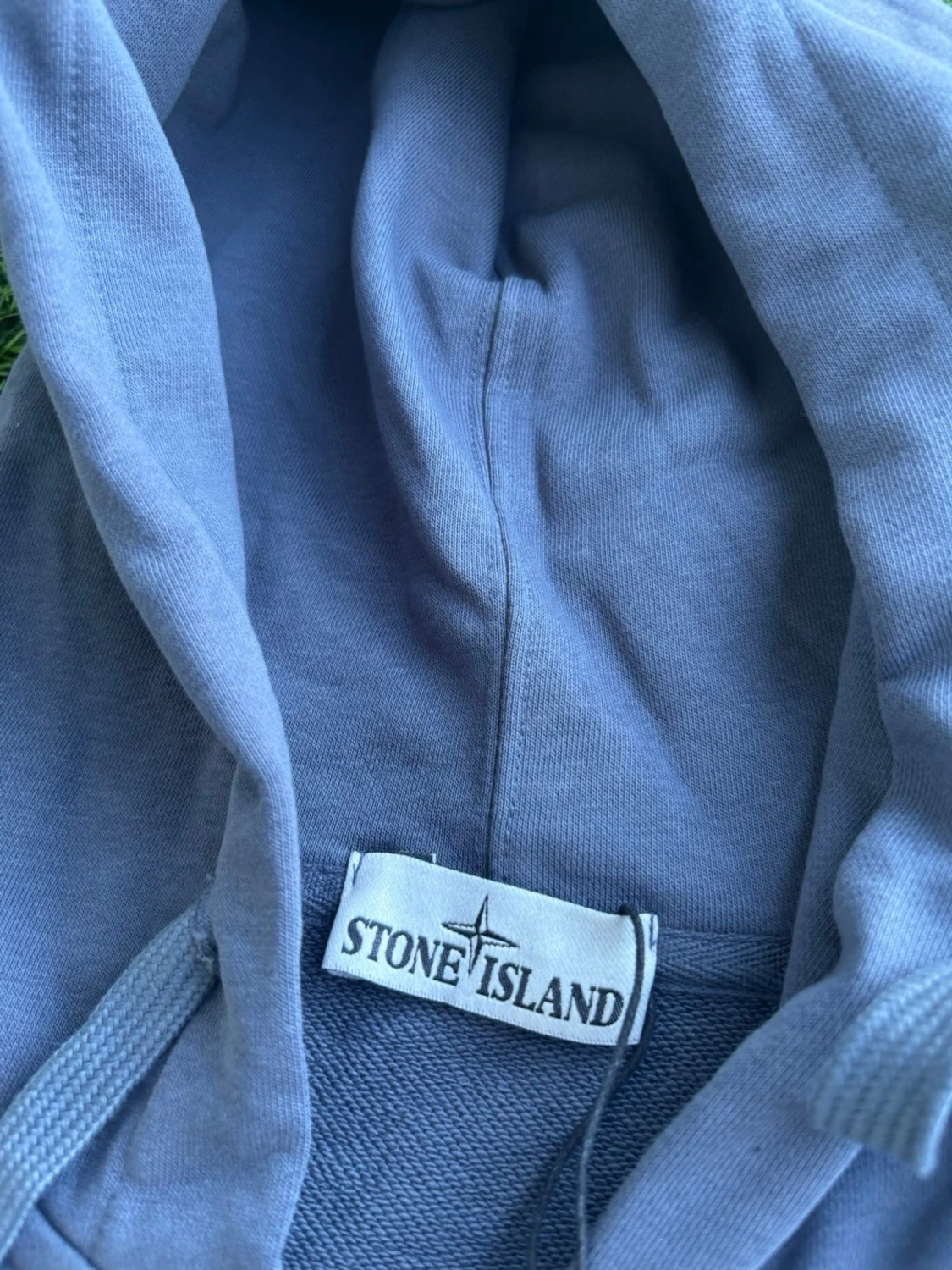 Blå hoodie från Stone Island - 4