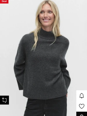 Mörkgrå stickad polotröja STOCKH LM Studio - Polotröja strl XS, nytt skick💓