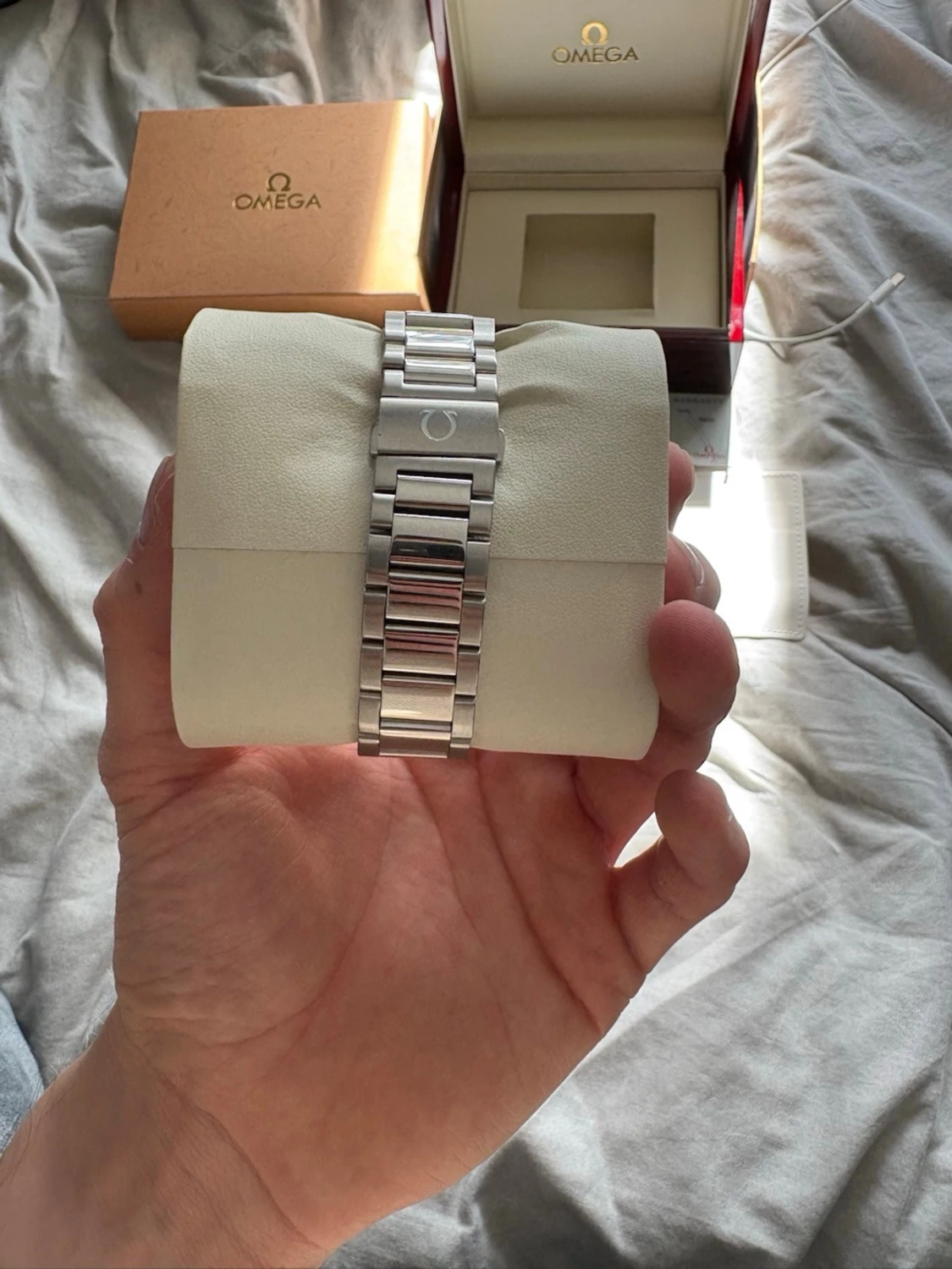 Omega Seamaster silver herrklocka - 3