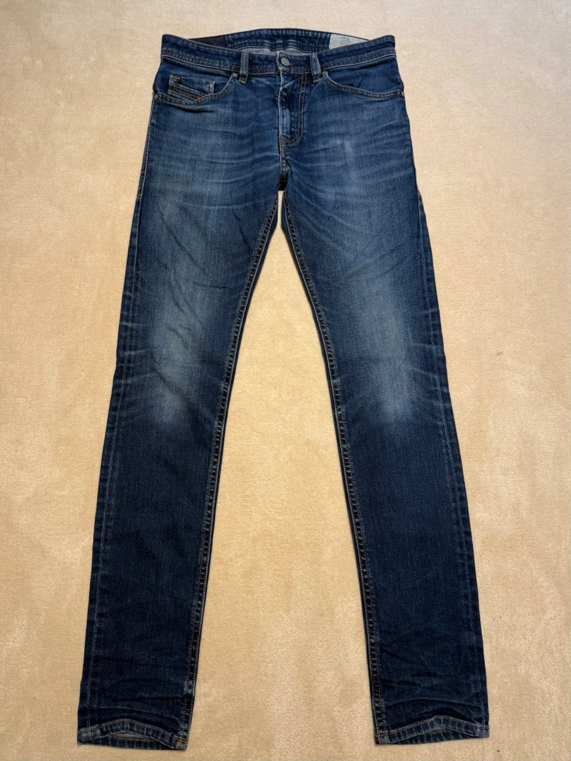 Mörkblå diesel jeans - 1