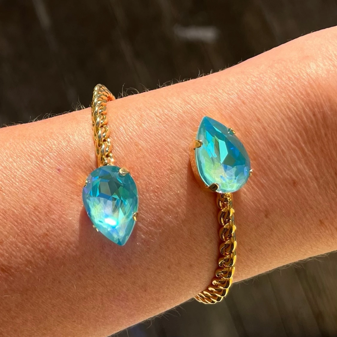  Armband Bangle Summer Blue De Lite - 2