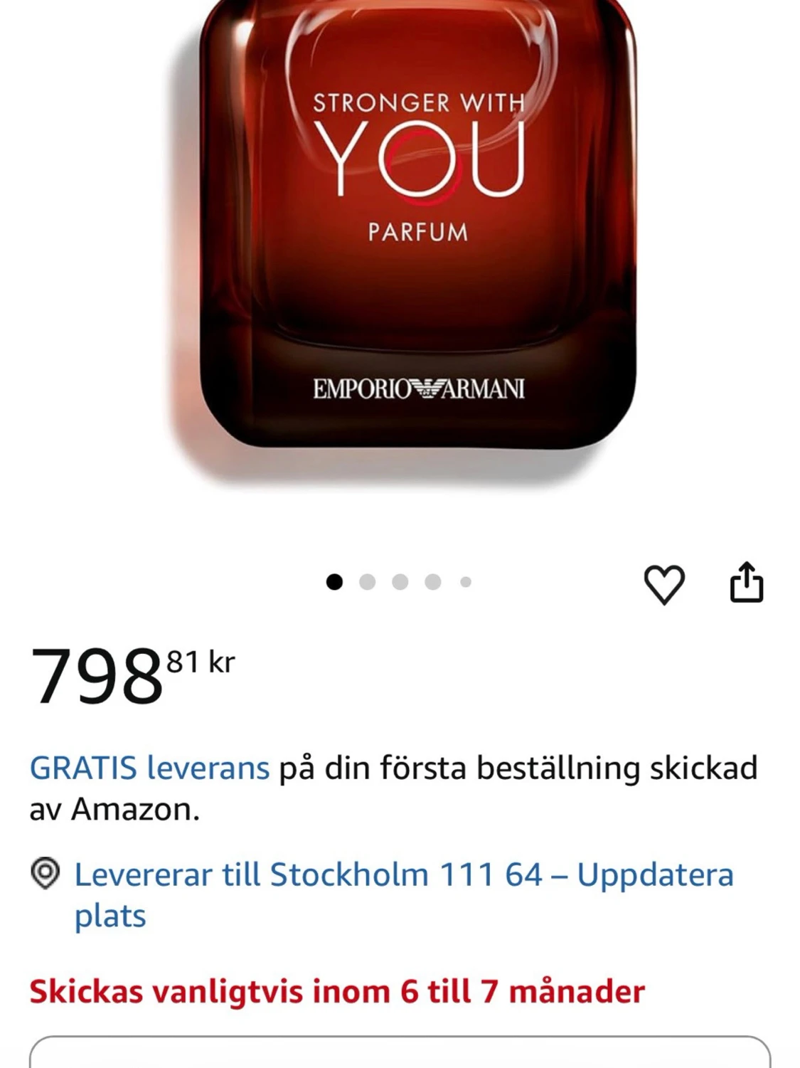 Emporio Armani Stronger With You Parfym - 1