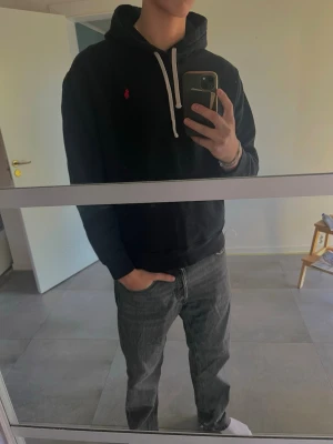 Ralph Lauren Hoodie i nyskick  - Schysst Ralph Lauren hoodie i Nyskick med inga defekter. Storleken är XL men passar för L. 