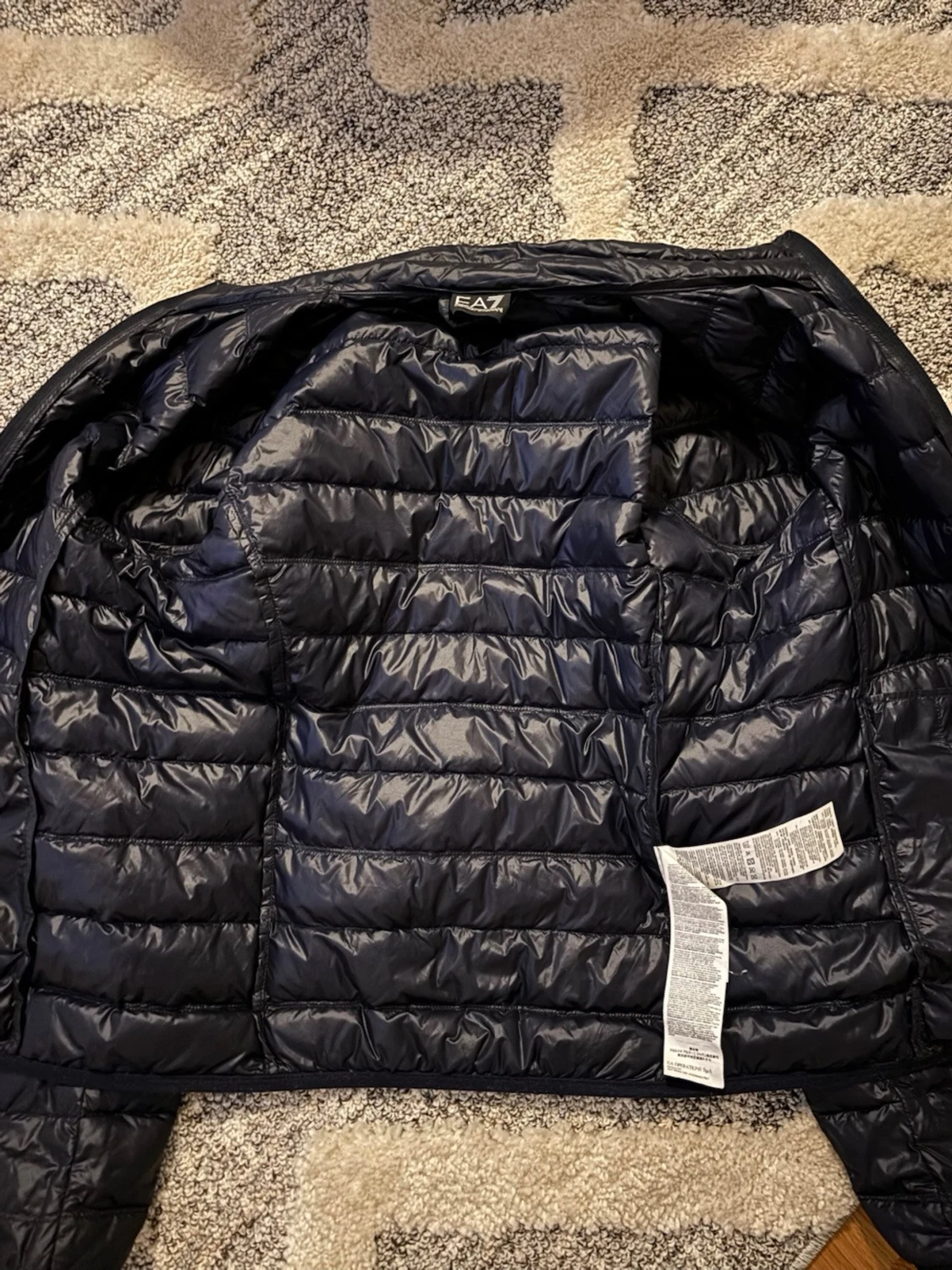 Mörkblå pufferjacka från EA7 Emporio Armani - 1