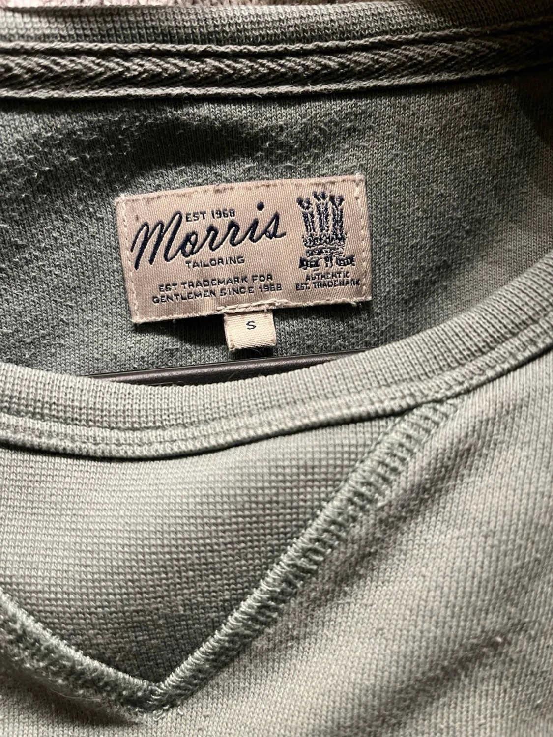 Grön sweatshirt från Morris - 3