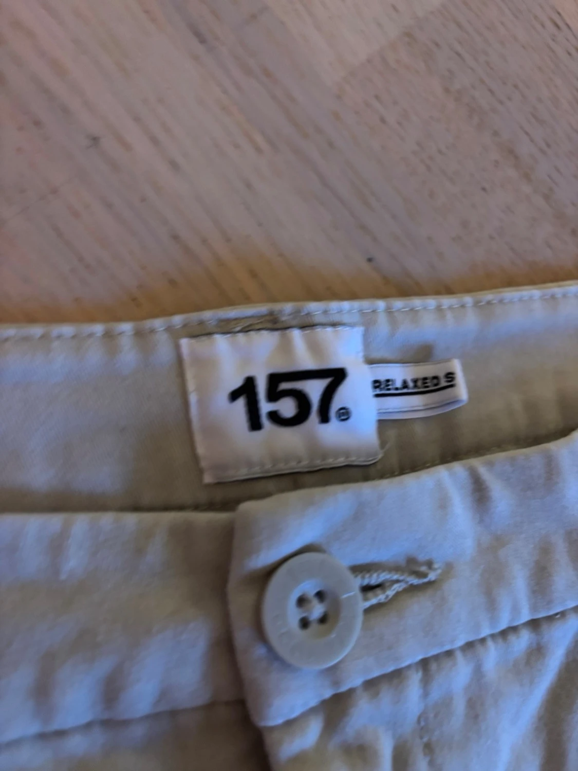 Beige chinos från 157 Relaxed S - 1