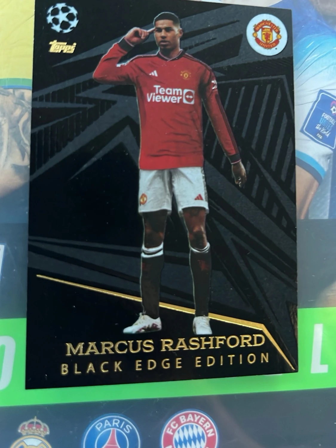 Marcus Rashford Black Edge Edition kort