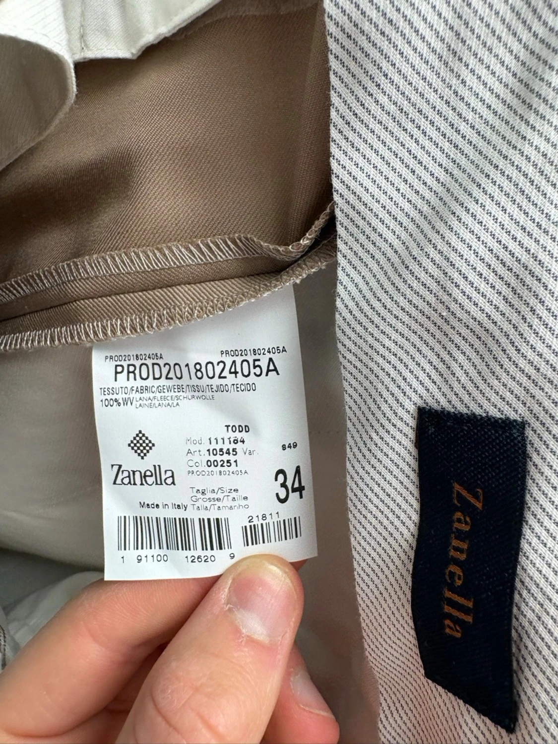 Beige kostymbyxa från Zanella (ord pris ~4500kr) - 2