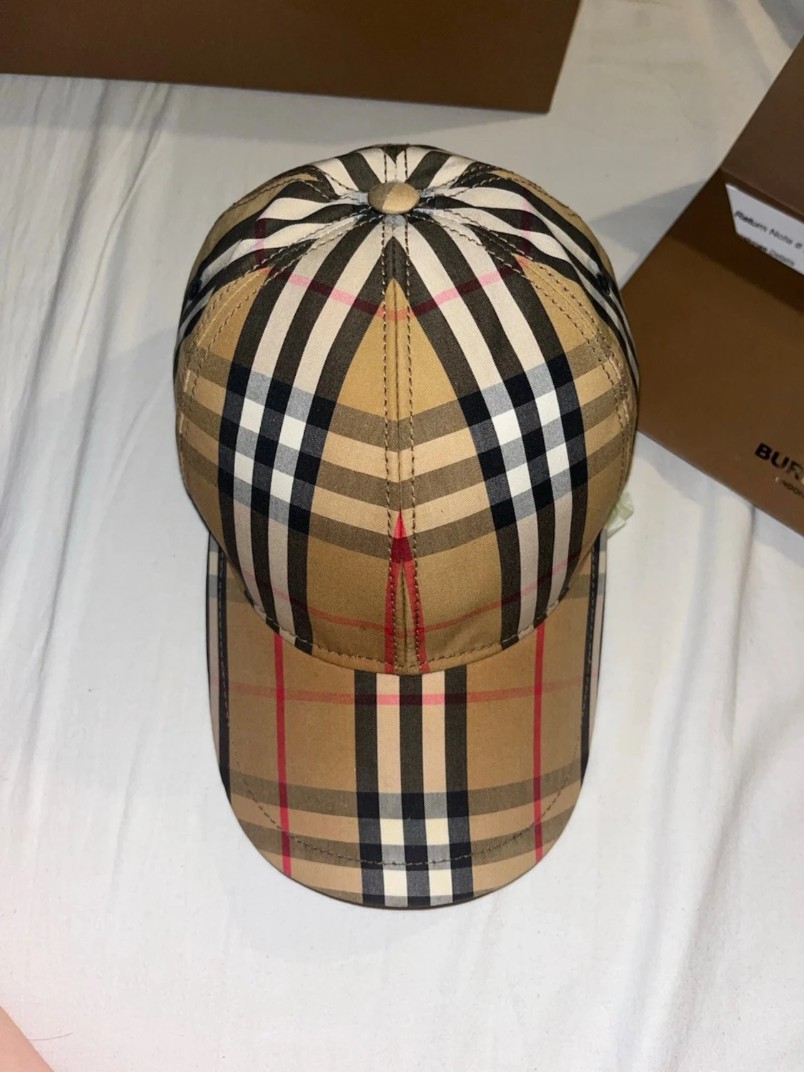 Burberry klassisk rutmönstrad keps - 4