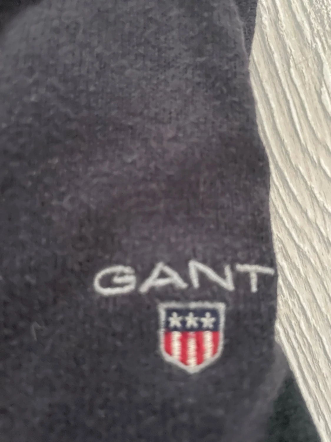 Svart halvzip tröja från Gant - 2