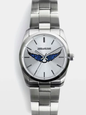 Zadig & Voltaire silverfärgad klocka - Hej! Säljer denna otroligt fina Zadig Voltaire klocka som är näst intill oanvänd🩷 Hör av dig vid frågor! 