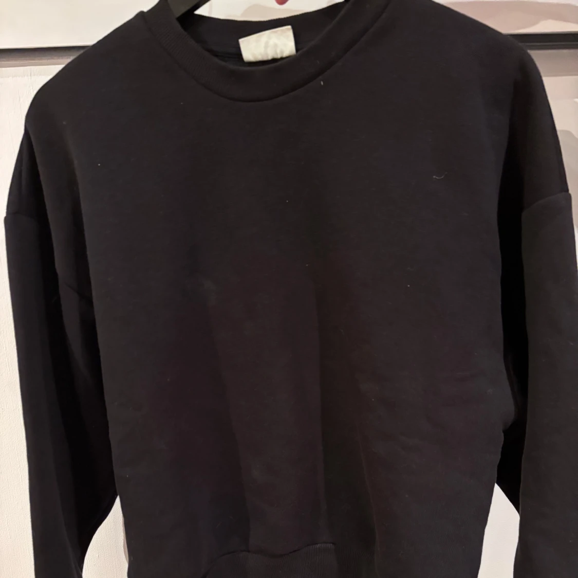Svart sweatshirt