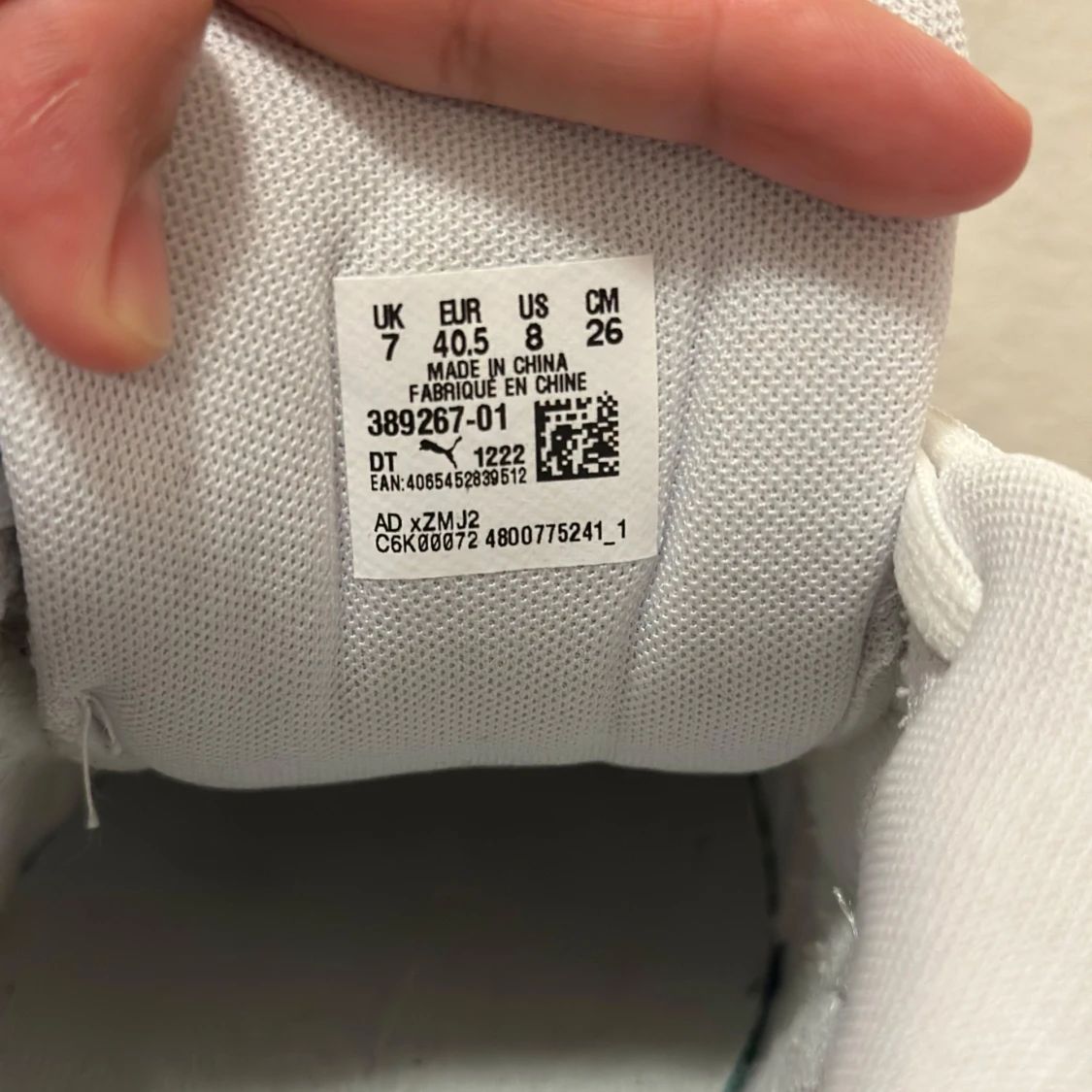 Puma sneakers i marinblå och vit - 92