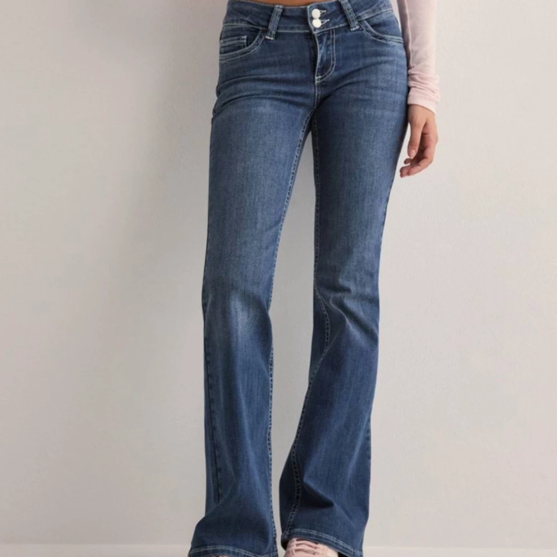 Lågmidjade bootcut jeans - 90