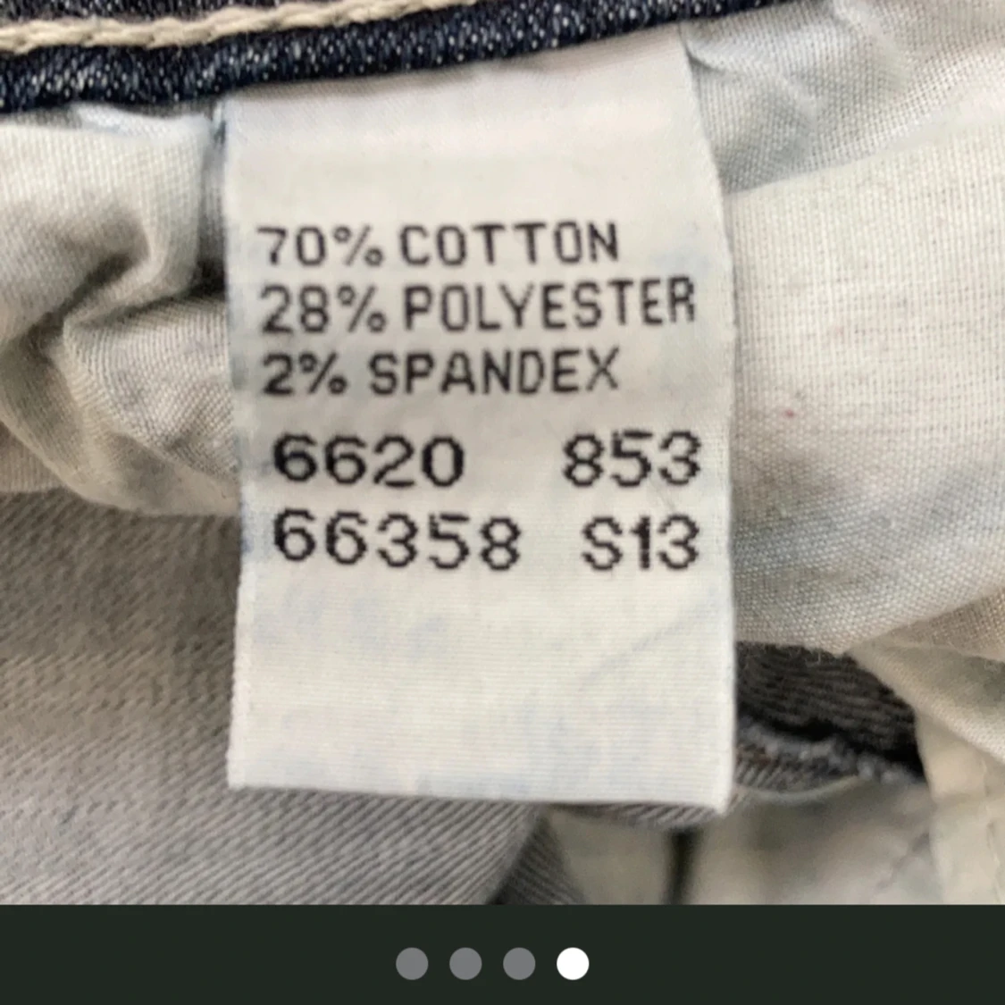 Lågmidjade bootcut jeans - 92