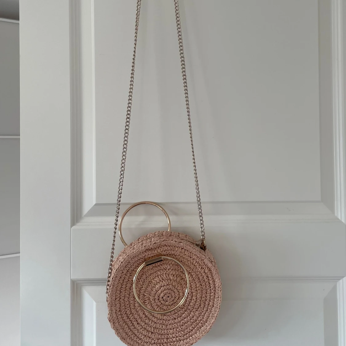 Axelremsväska med strå - 2