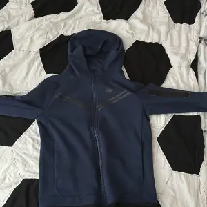 Zip up hoodie marinblå 