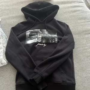 Svart hoodie från Mister Tee - Säljer en svart hoodie från Junkyard i storlek S. Perfekt till både höst och vintern. Passar dig som är 180 cm😁