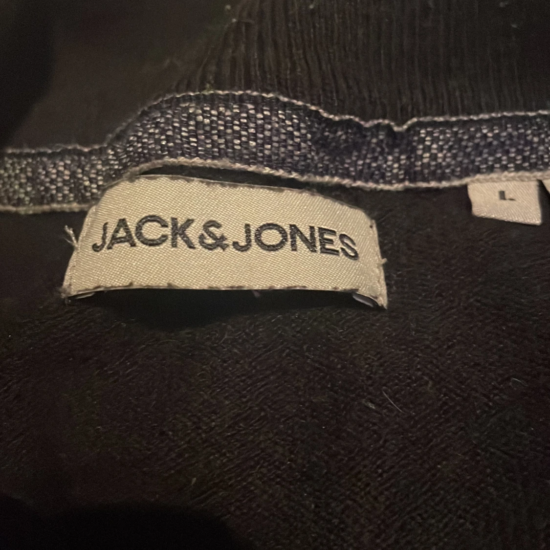 Svart Half zip  - 91