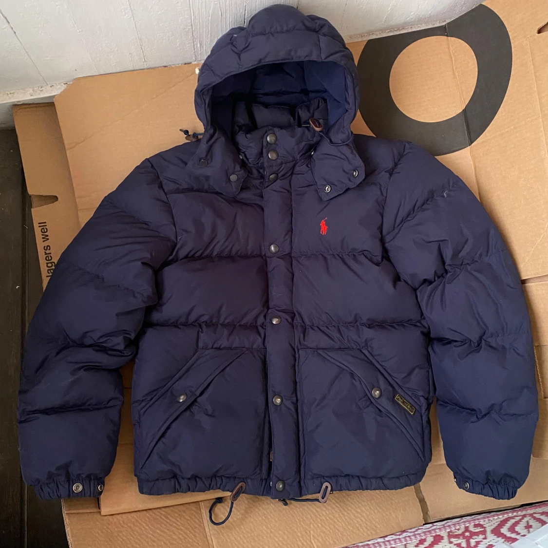 Mörkblå dunjacka från Polo Ralph Lauren - 92