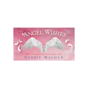 ANGEL WISHES cards are the follow up to the hugely success Angel Whispers. A beautifully boxed set of 40 affirmation cards that were inspired and channelled from Debbie's Angels. Pick a message each morning before you start your day to see what guidance or encouragement your angels wish to share with you. Remember your angels love to guide and help you. You are never alone! Card set includes 40 inspiration cards, boxed up, magnetic closing box, with long hair flocking on part of the wings on front cover.