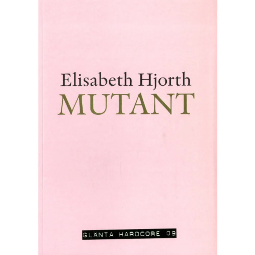  Mutant är en personlig essä om att de enda sätt du har att för­ flytta dig på, för att förbättra utgångsläget, är kroppsliga och språkliga. Det handlar om flickblivandet, drakrösten och doktors­lekar. Och om skam. Känslan av förräderi. Elisabeth Hjorth är författare och lektor i litterär gestaltning vid HDK-Valand. Hennes senaste roman Fadern utkom 2018.      Format Häftad   Omfång 158 sidor   Språk Svenska   Förlag Glänta Produktion   Utgivningsdatum 2021-01-11   ISBN 9789198485134  . Böcker.