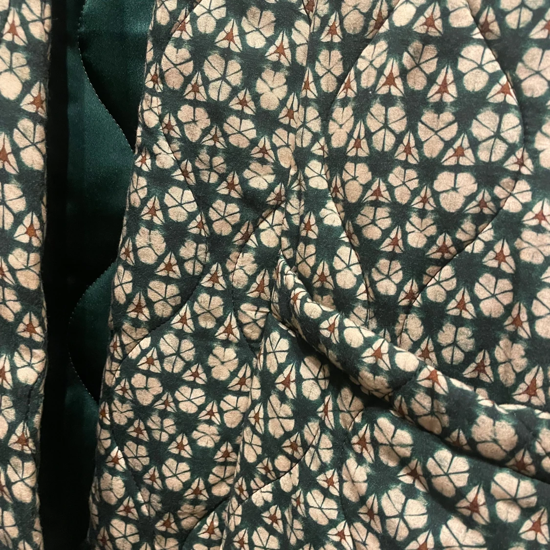 Mönstrad quiltad jacka - 93