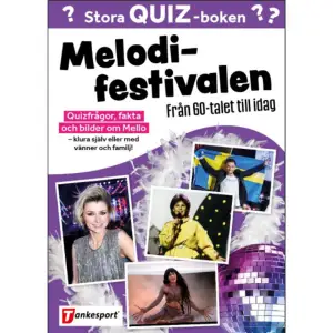 Mello, Melodifestivalen, Schlagerfestivalen kärt barn har många namn. Under åren har den i vilket fall som helst skapat många minnen, för artisterna och inte minst för oss framför tv-apparaterna.I Stora quizboken Melodifestivalen från 60-talet till idag får du massor av bilder som väcker minnena till liv, roliga fakta, inblickar bakom kulisserna och inte minst en chans att återuppleva all dramatik från alla år tävlingen pågått. Vad var det som hände med Björn Skifs där framåt natten? Vem kom egentligen tvåa 2020? Och vem har varit med i Mello flest gånger? Här kan du testa dig själv, dina vänner och familjemedlemmar om vad du egentligen kommer ihåg från alla dessa år med roliga quizfrågor, korsord och klurigheter kring vårälskade Melodifestival    Format Flexband   Omfång 165 sidor   Språk Svenska   Förlag Tankesport Sverige   Utgivningsdatum 2023-12-01   Medverkande Malin Askerlund   ISBN 9789198862263  