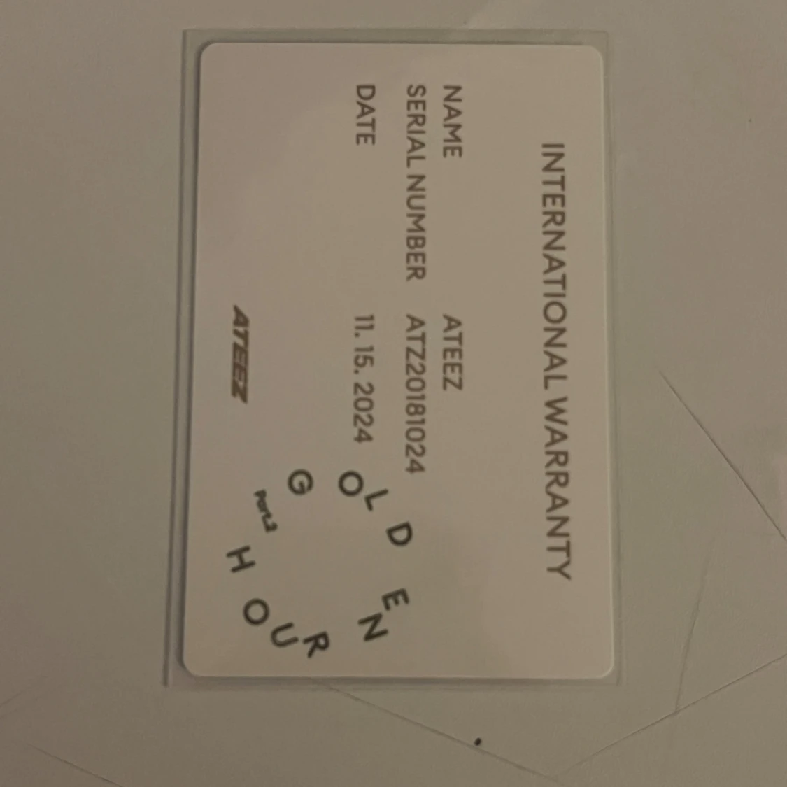 ATEEZ Yeosang PC - 1