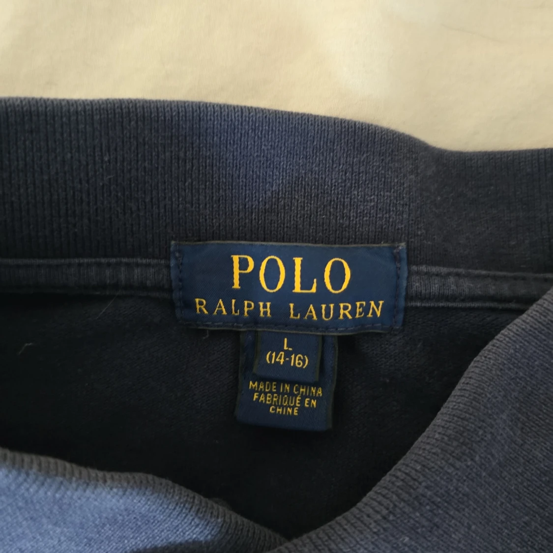 Mörkblå pikétröja från Ralph Lauren - 2