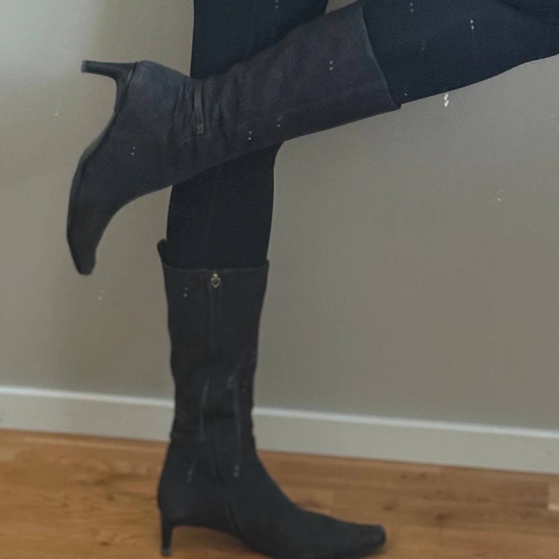 Gucci monogram boots - 1