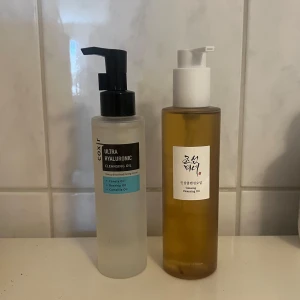 Koreansk hudvård oljerengöring - Oanvända produkter från kända märken som arbetar med koreansk hudvård, fulla.  Nypris 600 för båda. Mitt pris 249 för båda. 