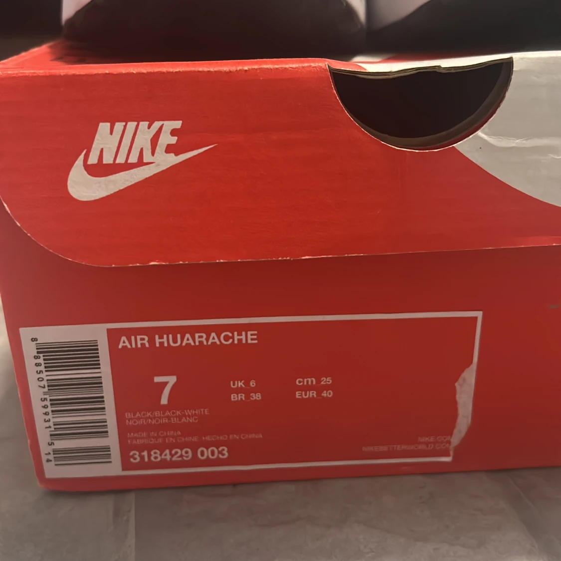 Nike Air Huarache i vit, turkos och rosa - 91