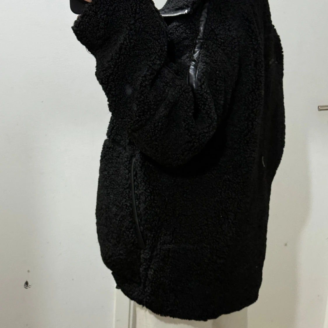 H&M Teddy jacka - svart - 93