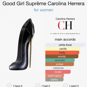 Carolina herrera good girl supreme  - 5ml / 90kr 10ml / 180kr