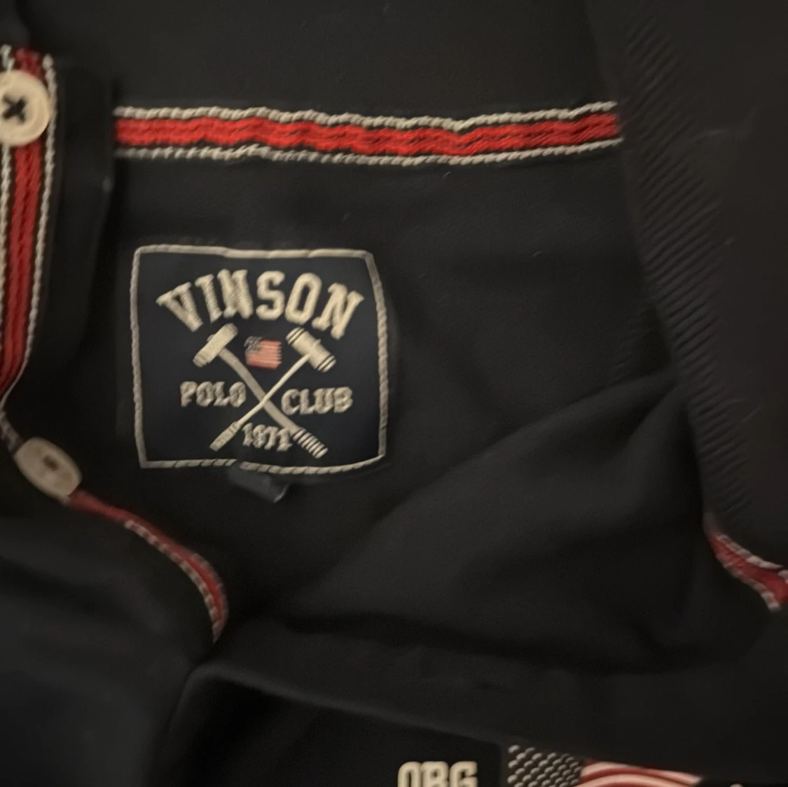 Svart pikétröja från Vinson Polo Club - 90