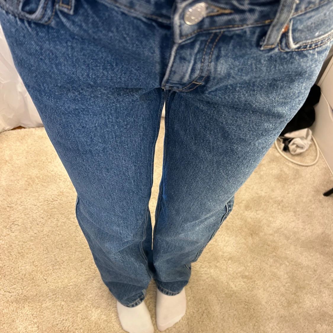Blå jeans Low waist  - 92
