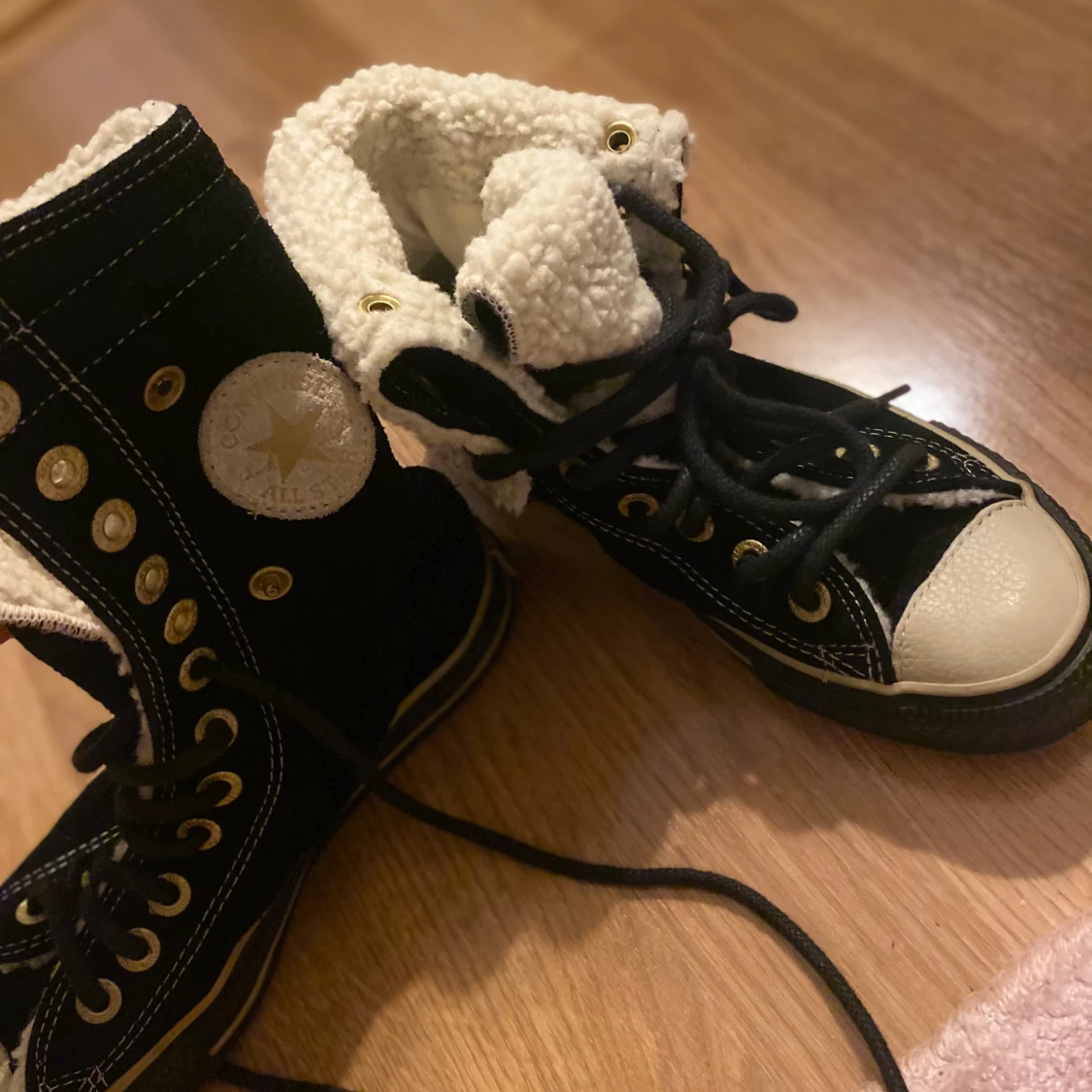 Svarta vinterkängor med foder - 90