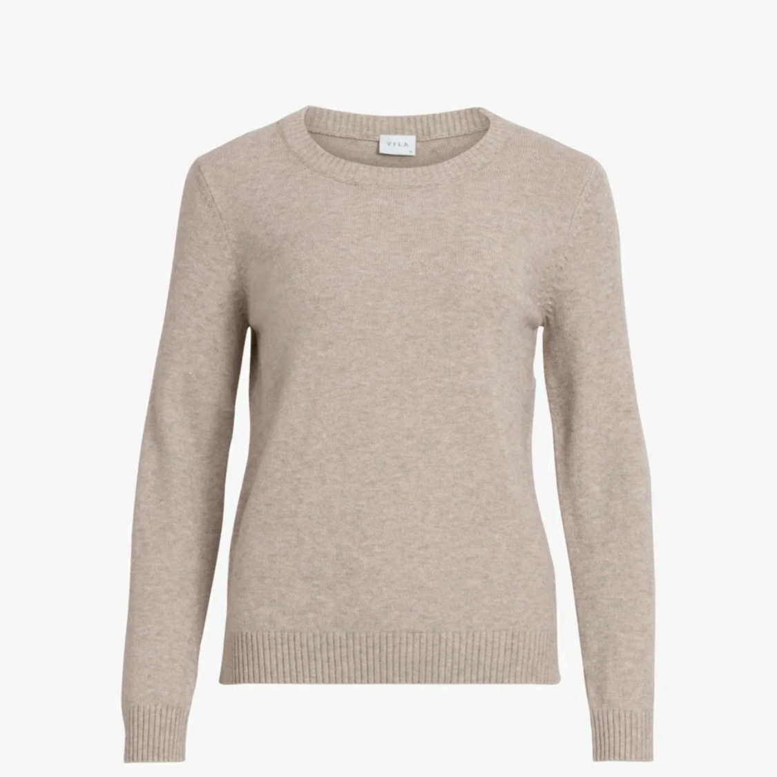 Beige stickad tröja